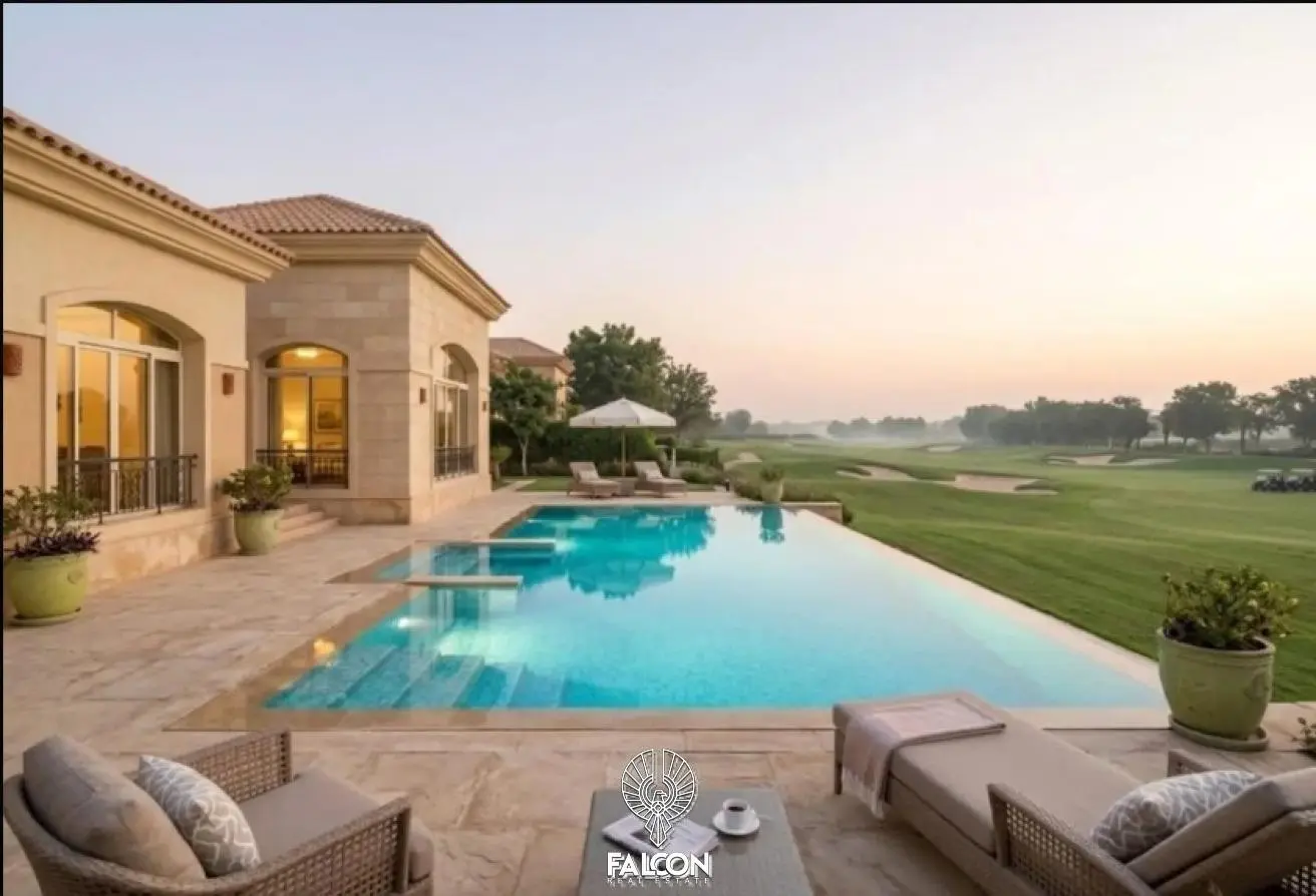 فيلا فخمه كالقصر 714متر بتقسيمه ذكيه فيو مفتوحGolf