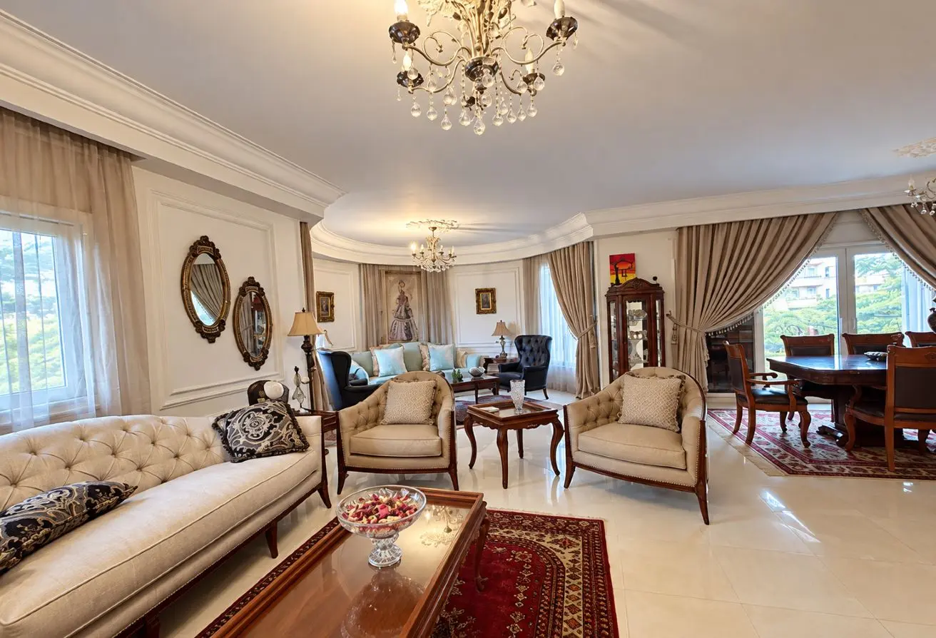 Luxury furnished duplex for rent in New Cairo, 265 meters