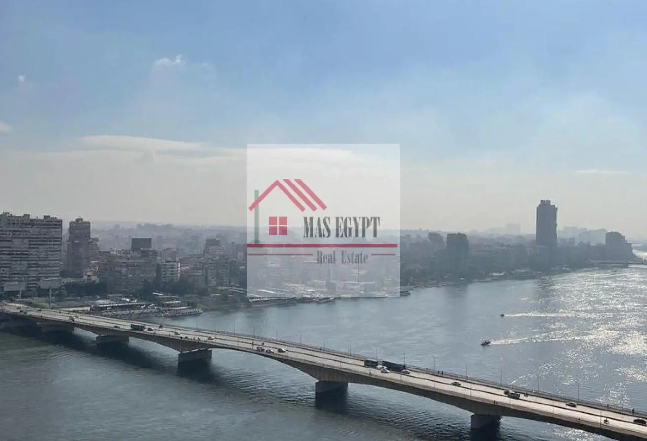 For embassies and foreigners: Hotel apartment for sale on Nile Street, Dokki