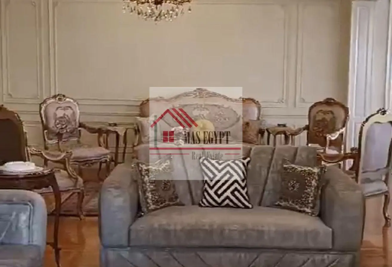 For embassies and foreigners: Hotel apartment for sale on Nile Street, Dokki