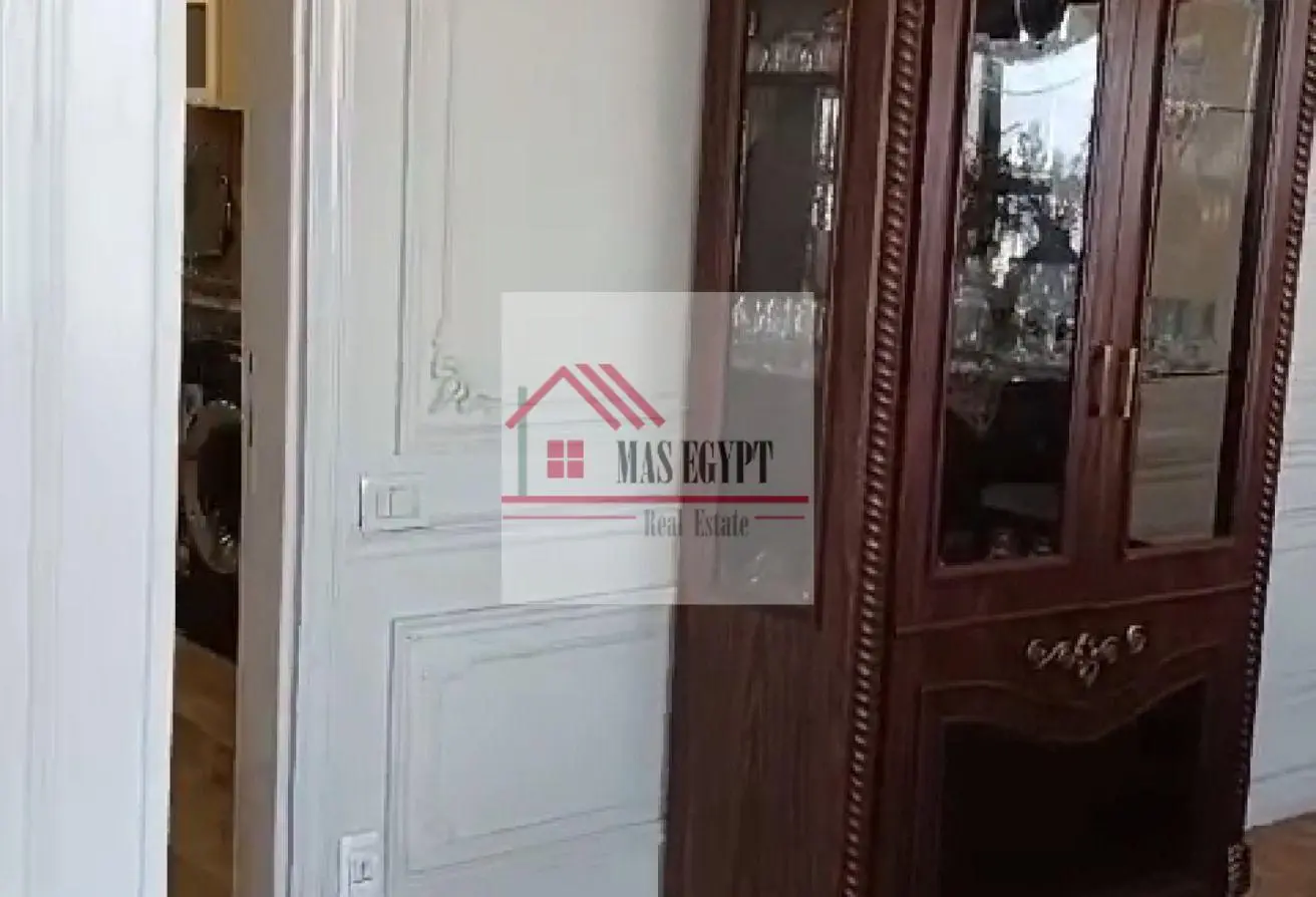 For embassies and foreigners: Hotel apartment for sale on Nile Street, Dokki