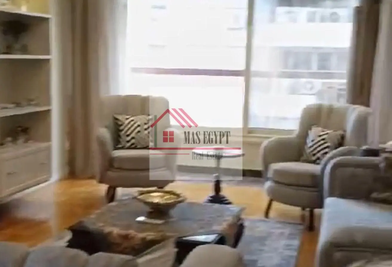 For embassies and foreigners: Hotel apartment for sale on Nile Street, Dokki