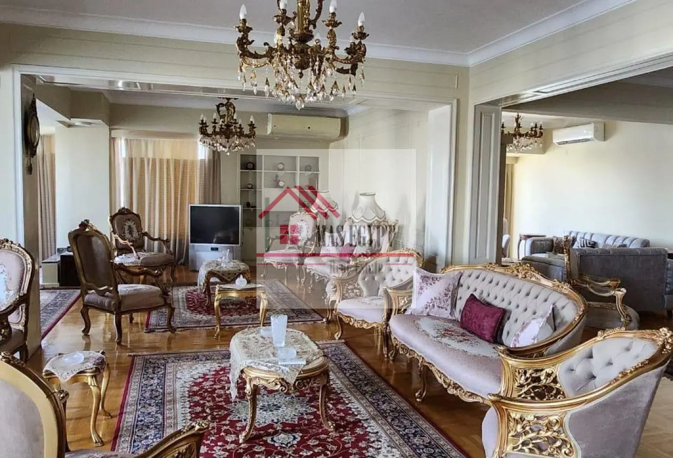 For embassies and foreigners: Hotel apartment for sale on Nile Street, Dokki