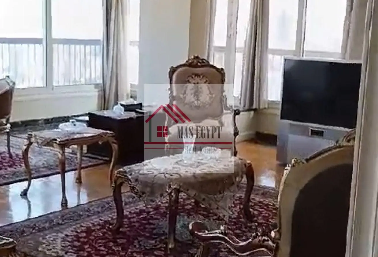 For embassies and foreigners: Hotel apartment for sale on Nile Street, Dokki